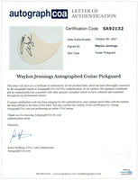 Waylon Jennings Signed Autograph Full Size Acoustic Guitar Country ACOA COA