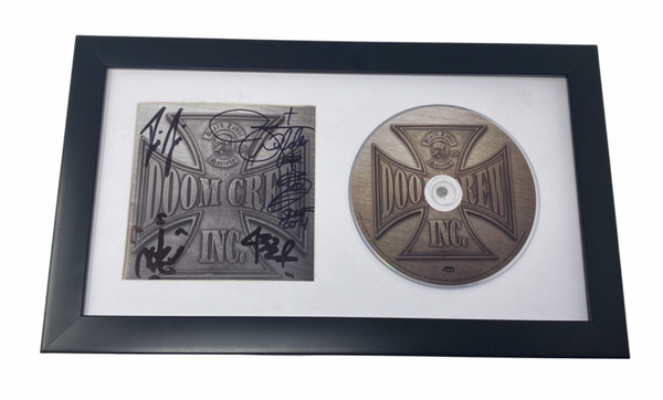Zakk Wylde Black Label Society Signed Doom Crew Inc Framed CD Display Ozzy COA
