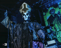 Ghost Tobias Forge Signed Autographed 11x14 Photo Papa Emeritus Band Beckett COA