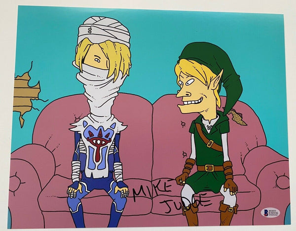 Mike Judge Signed Autographed 11x14 Photo Beavis and Butt-Head Beckett BAS COA