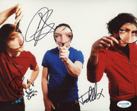 The Wombats Band Signed Autograph 8x10 Photo Greek Tragedy Matthew Murphy ACOA