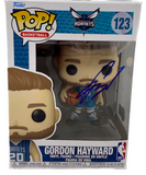 Gordon Hayward Signed Funko Pop Charlotte Hornets #123 Autograph Beckett COA