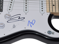 The Chainsmokers Signed Autographed Guitar Alex Pall Andrew Taggart Beckett COA