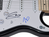 The Chainsmokers Signed Autographed Guitar Alex Pall Andrew Taggart Beckett COA