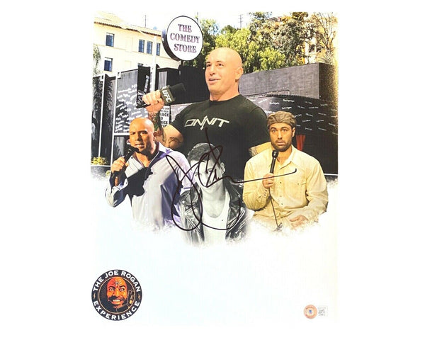 Joe Rogan Signed Autographed 11x14 Photo Experience UFC Jre Beckett COA