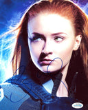 Sophie Turner Signed Autograph 8x10 Photo X-Men Dark Phoenix Jean Grey ACOA COA