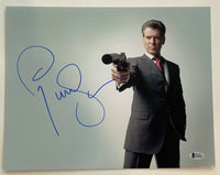 Pierce Brosnan Signed Autographed 11x14 Photo James Bond 007 Beckett COA