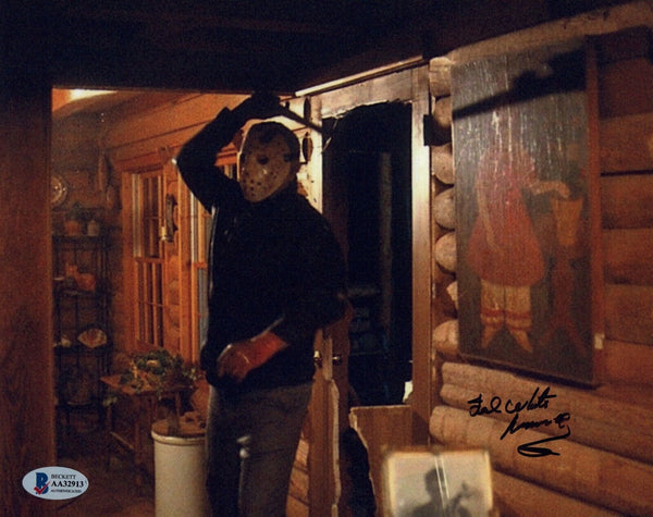 Ted White Signed Autograph 8x10 Photo Friday The 13th 4 Jason Voorhees BAS COA