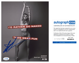 Ireland Baldwin Signed Autographed 8x10 Photo Sexy Model ACOA COA