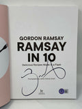 Gordon Ramsay Signed Autographed Ramsay In 10 Hardcover Book Chef Beckett COA