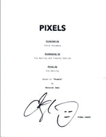 Adam Sandler Signed Autographed PIXELS Full Movie Script COA VD