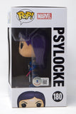 Olivia Munn Signed Funko Pop Marvel X-Men Psylocke #180 Autograph Beckett COA