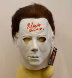 Nick Castle Signed Autograph Michael Myers Mask Halloween The Shape Beckett COA