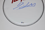 Dave Lombardo Signed Autographed 12" Drumhead SLAYER Drummer Beckett BAS COA