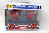 Tobey Maguire Signed Spider-Man Funko Pop 2 Pack Deluxe Autograph Beckett COA
