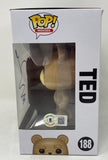 Mark Wahlberg Signed Ted Funko Pop Figure #188 Autograph Beckett COA