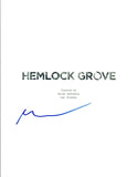 Brian McGreevey Signed Autographed HEMLOCK GROVE Pilot Episode Script COA VD