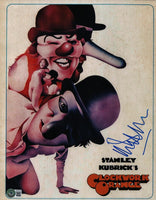 Malcolm McDowell Signed Autograph 11x14 Photo A Clockwork Orange Beckett COA
