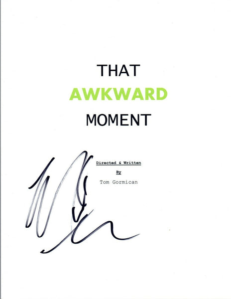Miles Teller Signed Autographed THAT AWKWARD MOMENT Full Movie Script COA VD