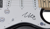 Nate Mendel Signed Autographed Electric Guitar Beckett COA