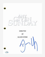 Dennis Quaid Signed Autograph Any Given Sunday Movie Script Screenplay ACOA COA