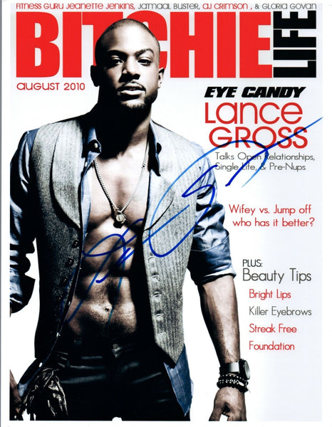 Lance Gross Signed Autographed 8x10 Photo House of Payne Handsome Actor COA VD
