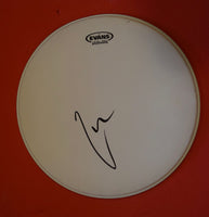 Lars Ulrich Signed Autographed 16" Drumhead Metallica Drummer 1A
