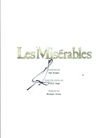 Eddie Redmayne Signed Autographed LES MISERABLES Movie Script COA AB