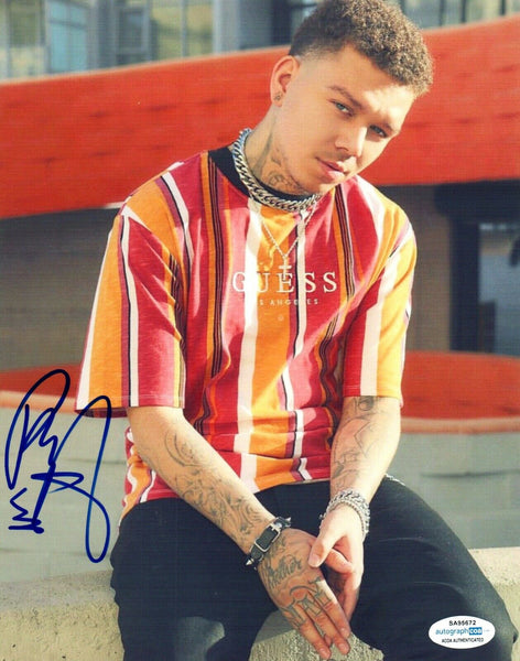 Phora Signed Autographed 8x10 Photo Hip Hop Rapper ACOA COA