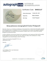 Brian Johnson Signed Autographed Full Size Acoustic Guitar AC/DC ACOA COA