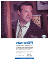 Jason Sudeikis Signed Autographed 8x10 Photo Ted Lasso Horrible Bosses ACOA COA