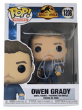 Chris Pratt Signed Funko Pop Jurassic World Owen Grady 1208 Autograph BAS COA