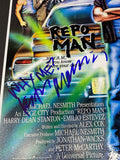 Keith Morris Zander Schloss Signed Repo Man Poster The Circle Jerks Beckett COA