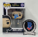 Alaqua Cox Signed Autographed Maya Lopez Funko Pop Hawkeye #1213 Beckett COA
