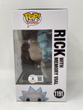 Dan Harmon Signed Rick and Morty Funko Pop Rick #1191 Autograph Beckett COA