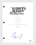 Rob McElhenney Signed IT'S ALWAYS SUNNY IN PHILADELPHIA Ep201 Script ACOA COA
