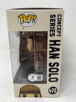 Alden Ehrenreich Signed Funko Pop Star Wars Han Solo 472 Autograph Beckett COA