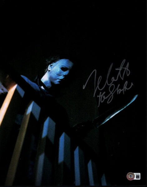 Nick Castle Signed Autographed 11x14 Photo Halloween Michael Myers Beckett COA