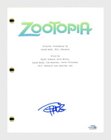 Tommy Chong Signed Autographed ZOOTOPIA Movie Script ACOA COA