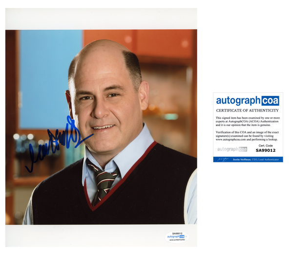 Matthew Weiner Signed Autographed 8x10 Photo Mad Men Creator ACOA COA