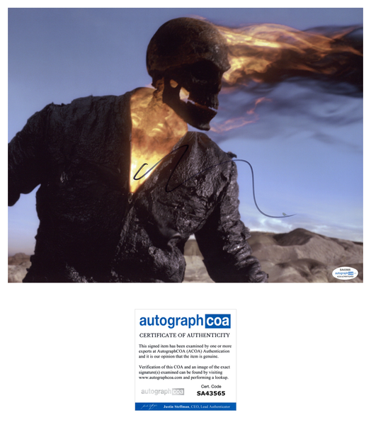 Nicolas Cage Signed Autographed 11x14 Photo Ghost Rider ACOA COA