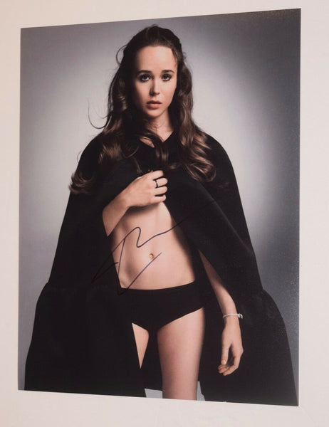 Ellen Page Signed Autographed 11x14 Photo X-MEN JUNO Hot Sexy Pose COA