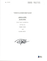 Tommy Chong Signed Autograph CHEECH & CHONG'S NEXT MOVIE Script BAS Beckett COA