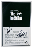 Talia Shire Gianni Russo Signed Autograph The Godfather 12x18 Poster Beckett COA