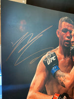 Nate Diaz Signed Autographed 11x14 Photo UFC MMA Fighter McGregor Beckett COA