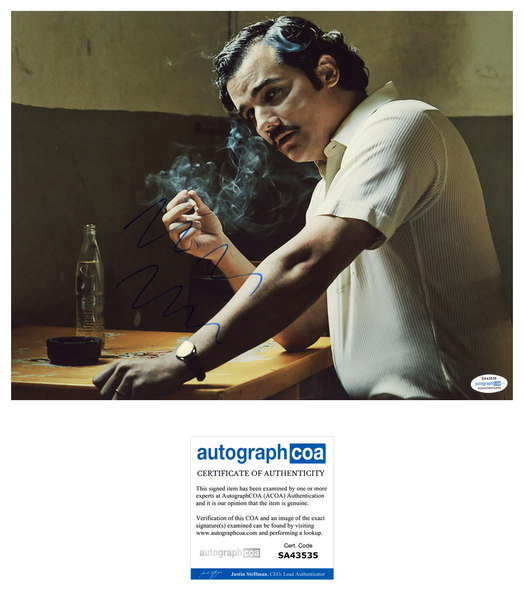Wagner Moura Signed Autographed 11x14 Photo Narcos Pablo Escobar ACOA COA