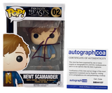 Eddie Redmayne Signed Funko Pop Fantastic Beasts Newt Scamander Autograph ACOA