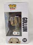Andy Serkis Signed Autograph Funko Pop Gollum The Lord of The Rings Beckett COA