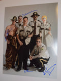 Super Troopers 2 Cast Signed Autographed 11x14 Photo Broken Lizard x5 COA