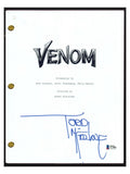 Todd MacFarlane Signed Autographed VENOM Movie Script Beckett BAS COA